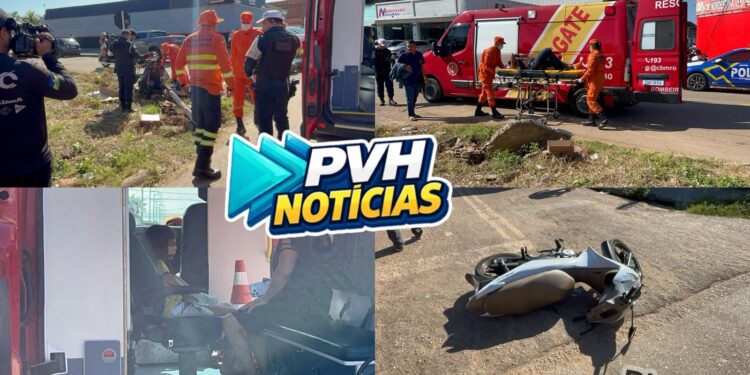 URGENTE: RAM avança cruzamento e causa grave acidente com mulher e criança em moto