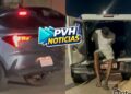 Português é preso com carro roubado e suspeito de clonagem em estacionamento de loja em Porto Velho