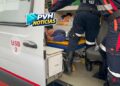 URGENTE: Idoso e atropelado por carro após queda de moto na Amazonas