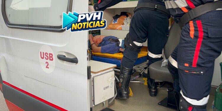 URGENTE: Idoso e atropelado por carro após queda de moto na Amazonas