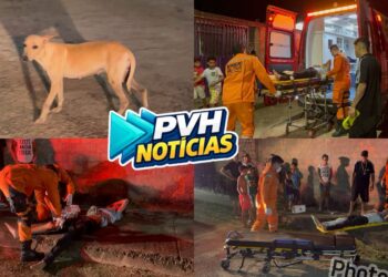 URGENTE: Jovem sofre fratura exposta após queda de moto ao tentar desviar de cachorro