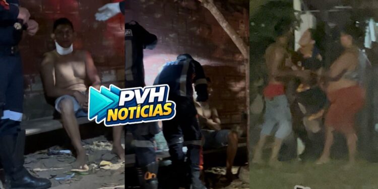 URGENTE: Homem é ferido com terçado no pescoço durante confusão na Vila Denit