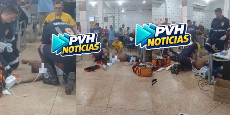 URGENTE: Homem morre enquanto buscava atendimento em almoxarifado da Sesau em Porto Velho