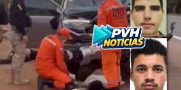 IDENTIFICADOS: Amigos morrem em grave acidente entre moto e caminhonete na BR-364 – Veja Vídeo
