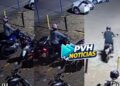 VÍDEO: Dupla é filmada furtando moto no estacionamento da FIMCA em Porto Velho
