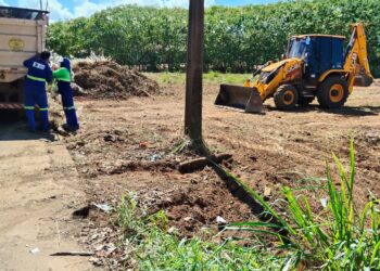 Após solicitação de Edimilson Dourado, área do bairro Aeroclube recebe mutirão de limpeza