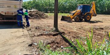 Após solicitação de Edimilson Dourado, área do bairro Aeroclube recebe mutirão de limpeza