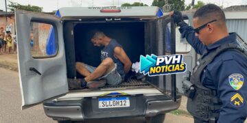 URGENTE: Homem é preso após ser flagrado furtando fiação de ônibus na zona Leste de Porto Velho