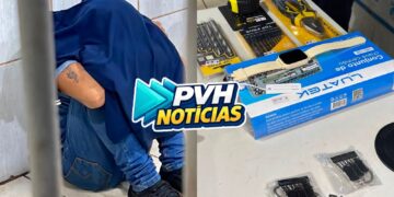 VIGILANTE PEGOU: Homem é preso fazendo furto em box no Mercado Central