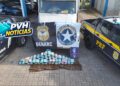 AÇÃO CONJUNTA: Denarc e Receita Federal apreendem 73kg de drogas em caminhão na BR-319