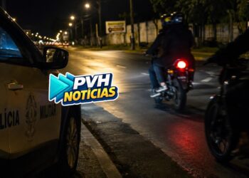 Vigilante tem motocicleta roubada por quatro criminosos durante na Avenida Farquar em Porto Velho