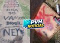 PCC NA COPA: Dupla de facção é presa fazendo pichações e torcida pelo Brasil no Morar Melhor