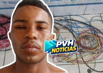 PREJUÍZO: Ladrão é preso após causar destruição em boate durante furto de fios no centro