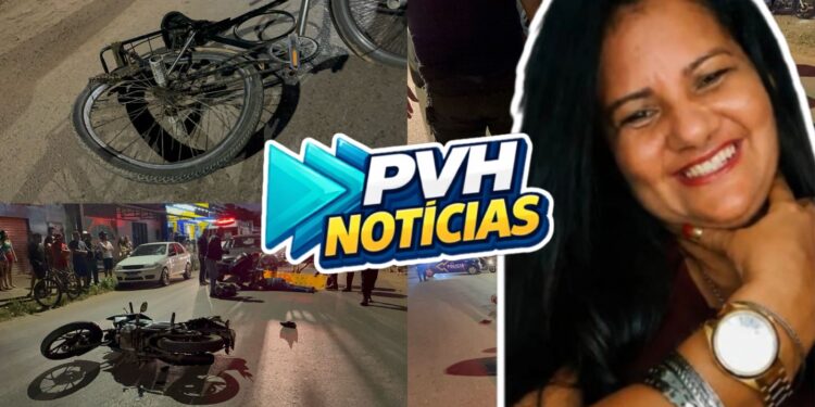 URGENTE: Passageira de moto aplicativo vítima de grave acidente com ciclista morre no hospital