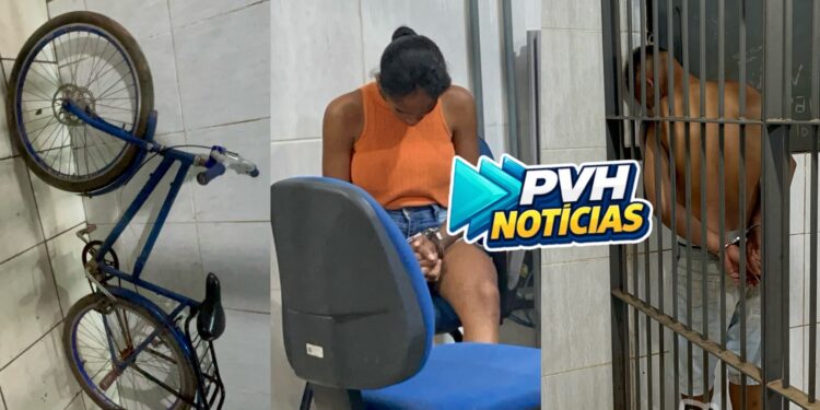 AMOR BANDIDO: Casal é preso após roubo de bicicleta na zona leste