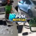 Casal é preso com arma, drogas e suspeita de embriaguez após disparos em via pública em Porto Velho