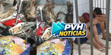 FRUSTRADO: BPTAR prende dupla desmontando motos furtadas na zona sul