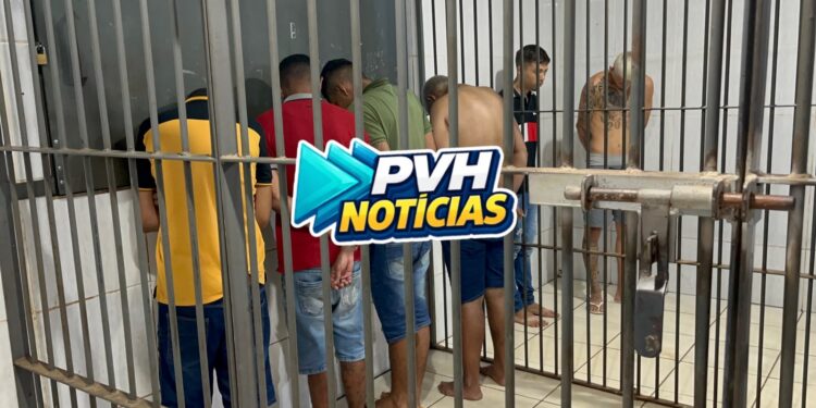 ATUALIZADA: Seis suspeitos de integrar o PCC são presos após homicídio; arma furtada e drogas são apreendidas em Porto Velho