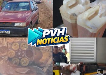 ATUALIZADA: Menor é apreendido e comparsa morto durante confronto com a Força Tática na BR-364
