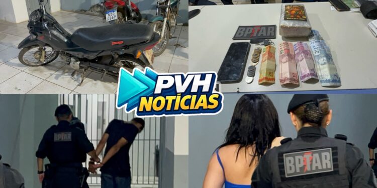 BPTAR PEGOU: Casal é preso transportando maconha em sacola de pão na zona leste