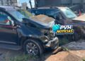 URGENTE: Forte batida deixa motorista de Jeep ferida no centro