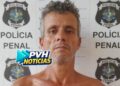 URGENTE: Apenado cela livre foge do presídio 603 em Porto Velho