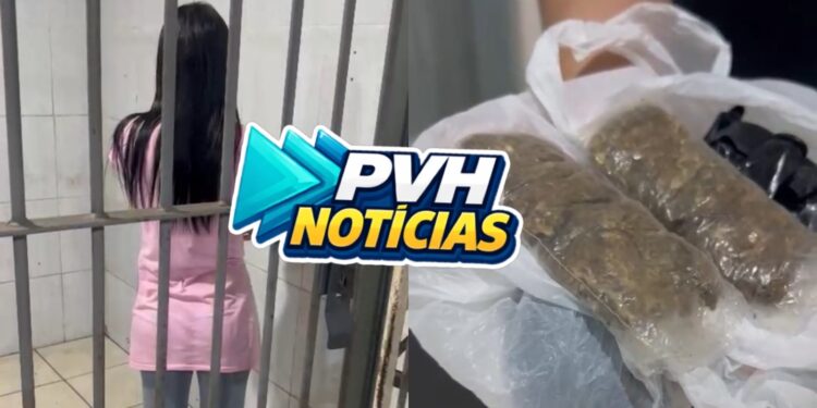 LARISSINHA: Jovem é presa levando drogas nas partes íntimas para marido apenado no 603