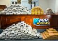 AÇÃO CONJUNTA: PM e PRF apreendem 240kg de drogas vindas da Bolívia para Rondônia