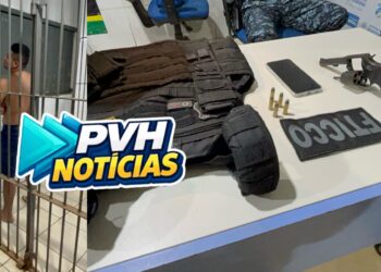 UM JA FOI: FICCO prende suspeito com colete e arma roubados de vigilante da Unir