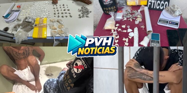 ATUALIZADA: Traficante é preso com porções e 1kg de drogas na zona leste