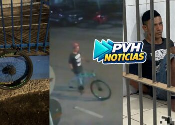 Apenado com tornozeleira eletrônica é preso após furtar bicicleta em frente à academia no centro