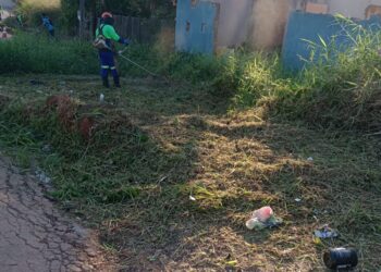 Após solicitação do vereador Edimilson Dourado, Prefeitura intensifica limpeza no bairro Nova Floresta