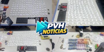 TRÁFICO: PM prende suspeitos com mais de 100 porções de drogas na zona leste