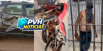 BÊBADO: Motociclista é preso por embriaguez após acidente em Porto Velho