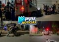 VÍDEO: Apenado monitorado em bicicleta foge após causar acidente com motociclista na zona leste