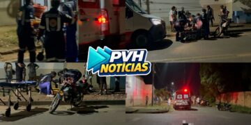 VÍDEO: Apenado monitorado em bicicleta foge após causar acidente com motociclista na zona leste