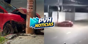 VÍDEO: Motorista é preso embriagado após bater em poste na Pinheiro Machado