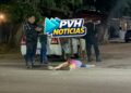 VÍDEO: Motociclista fica ferida em acidente com Etios no centro