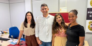 Pedro Geovar realiza visita institucional à DEFLAG e acompanha demandas da Polícia Civil