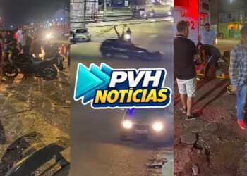 VÍDEO: Motorista foge após atropelar ciclista na Abunã