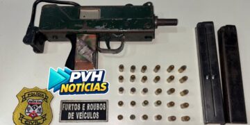 VILA TUPI: Metralhadora artesanal é apreendida durante operação da Polícia Civil em Porto Velho