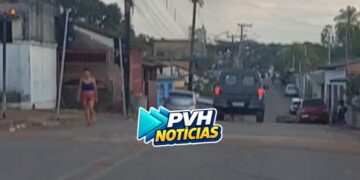 URGENTE: Criminoso foge após troca de tiros com a PM no Cai N’água