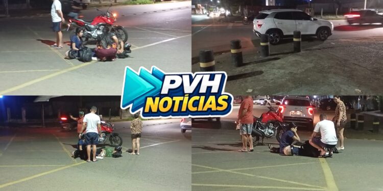 URGENTE: Carro avança cruzamento e causa acidente com motociclista na Abunã