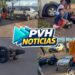 URGENTE: Motociclista sofre queda após ser fechado por carro na zona leste