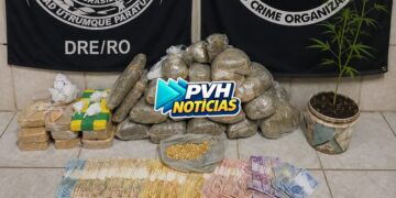 TRÁFICO: FICCO prende traficante com maconha, cocaína, crack, Ecstasy e Cannabis em residência na leste