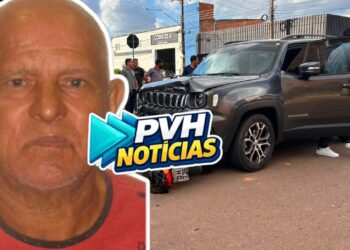 NÃO RESISTIU: Idoso atropelado por Jeep morre no hospital em Porto Velho – Veja Vídeo