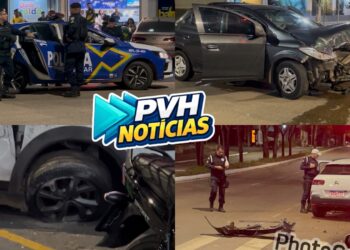 URGENTE: Motorista de Citroēn avança sinal vermelho e causa grave acidente na Amazonas