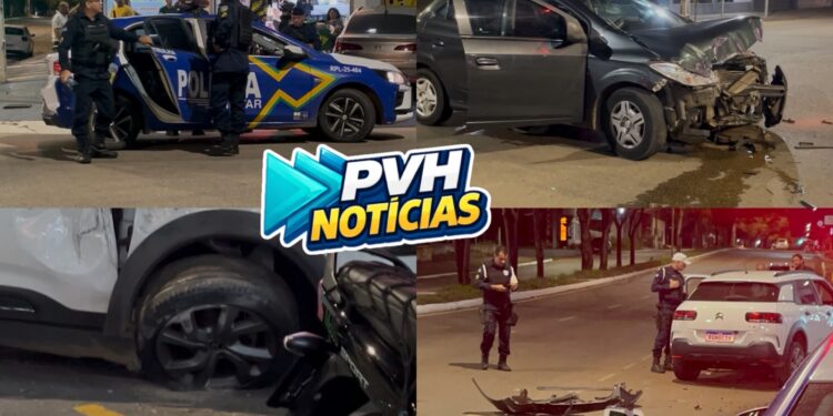 URGENTE: Motorista de Citroēn avança sinal vermelho e causa grave acidente na Amazonas