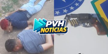 FLAGRANTE: PM flagra dupla com arma e evita possível ataque contra facção rival em Porto Velho