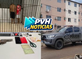 URGENTE: Operação da PM flagra dupla com arma e drogas no Orgulho do Madeira